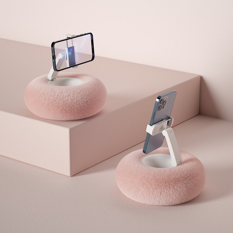Cesto para pipoca com suporte para Celular/Tablet