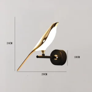 Luminária De Parede De Pássaro Um Pássaro Luz Arandela